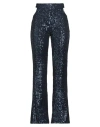 Tensione In Woman Pants Blue Size M Polyester, Elastane