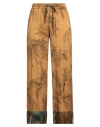 Tensione In Woman Pants Camel Size M Viscose In Multi