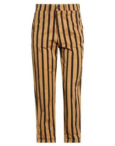 Tensione In Woman Pants Camel Size Xs Cotton In Brown