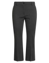 Tensione In Woman Pants Charcoal Size L Viscose, Polyamide, Elastane In Black