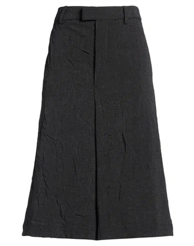 Tensione In Woman Pants Charcoal Size M Polyester, Rayon, Elastane In Gray