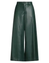Tensione In Woman Pants Dark Green Size M Polyester In Green