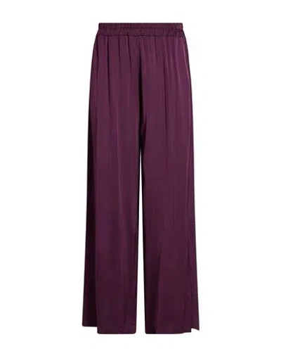 Tensione In Woman Pants Dark Purple Size M Viscose