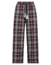Tensione In Woman Pants Plum Size S Polyester, Viscose, Elastane In Purple
