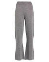 Tensione In Woman Pants Silver Size Onesize Viscose, Metallic Fiber In Gray