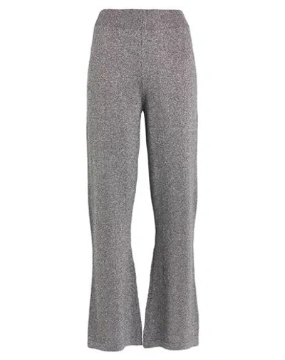 Tensione In Woman Pants Silver Size Onesize Viscose, Metallic Fiber In Gray