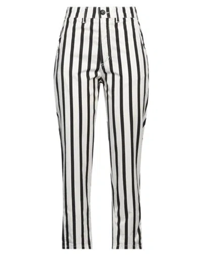 Tensione In Woman Pants White Size S Cotton