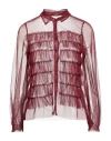 Tensione In Woman Shirt Garnet Size M Polyester In Red