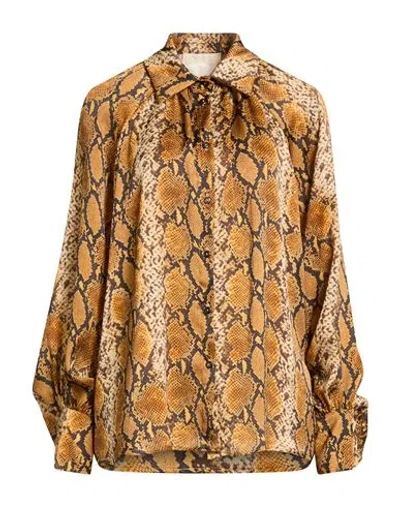 Tensione In Woman Shirt Marigold Size S Polyester, Elastane In Yellow