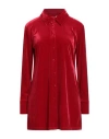 Tensione In Woman Shirt Red Size M Polyester, Elastane In Red