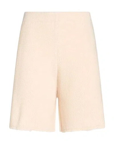 Tensione In Woman Shorts & Bermuda Shorts Cream Size Onesize Acrylic, Wool, Viscose, Alpaca Wool In White