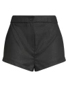 Tensione In Woman Shorts & Bermuda Shorts Grey Size M Polyester, Viscose, Elastic Fibres In Gray
