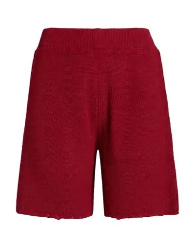 Tensione In Woman Shorts & Bermuda Shorts Red Size Onesize Acrylic, Wool, Viscose, Alpaca Wool