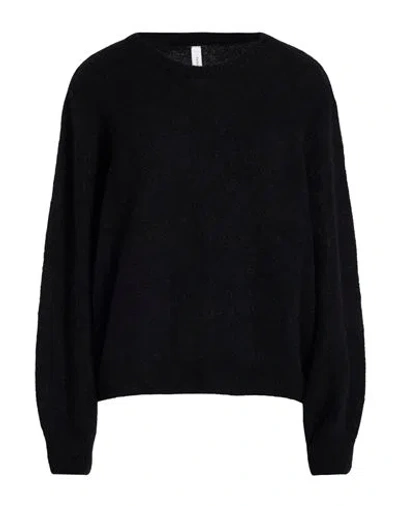 Tensione In Woman Sweater Black Size Onesize Alpaca Wool, Polyamide, Wool, Elastane
