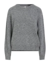 Tensione In Woman Sweater Grey Size Onesize Alpaca Wool, Polyamide, Wool, Elastane In Gray