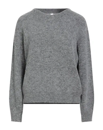 Tensione In Woman Sweater Grey Size Onesize Alpaca Wool, Polyamide, Wool, Elastane In Gray