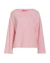 Tensione In Woman Sweater Pink Size Onesize Cashmere In Pink