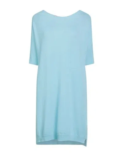 Tensione In Woman Sweater Sky Blue Size Onesize Cashmere