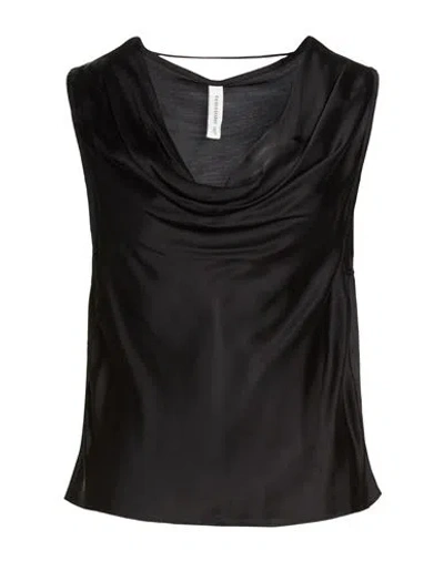 Tensione In Woman Top Black Size S Viscose, Rayon