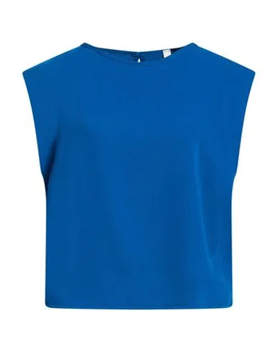 Tensione In Woman Top Deep Teal Size S Recycled Polyester, Polyester In Green