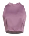 Tensione In Woman Top Mauve Size M Polyester In Purple