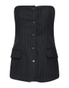 Tensione In Woman Top Midnight Blue Size M Polyester, Viscose, Elastane In Blue