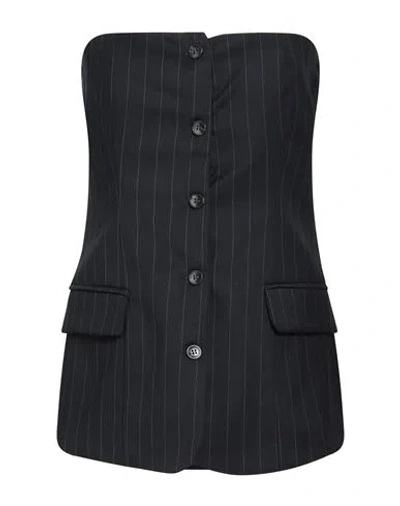 Tensione In Woman Top Midnight Blue Size M Polyester, Viscose, Elastane