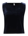 Tensione In Woman Top Navy Size S Polyester, Elastane In Blue