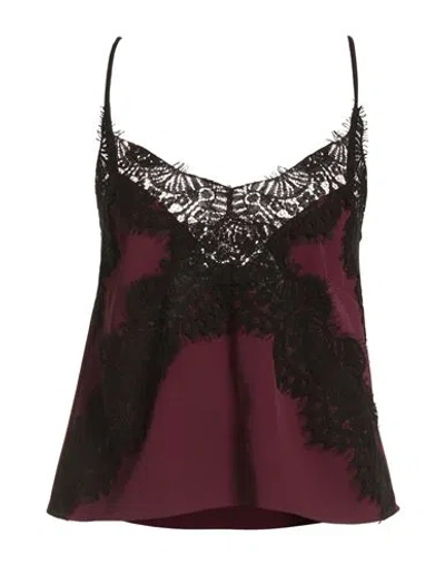 Tensione In Woman Top Plum Size S Polyester, Elastane In Purple