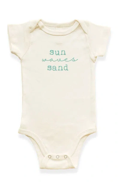 Tenth & Pine Kids'  Sun Waves Sand In White