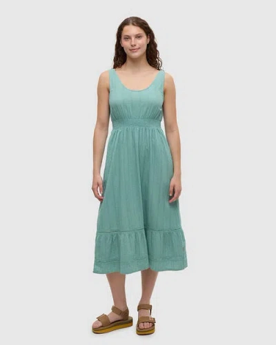 Tentree Arcadian Dress In Blue