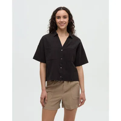 Tentree Ashwood Shirt In Black