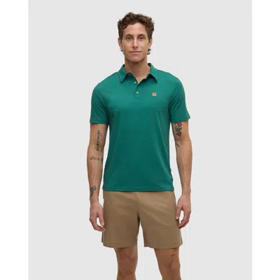 Tentree Astir Polo In Green