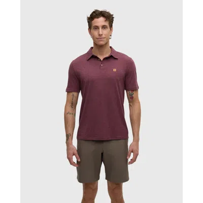 Tentree Astir Polo In Purple