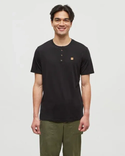 Tentree Baker Henley In Black