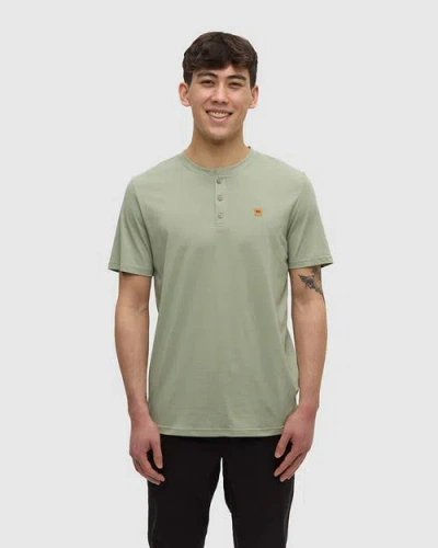 Tentree Baker Henley In Green