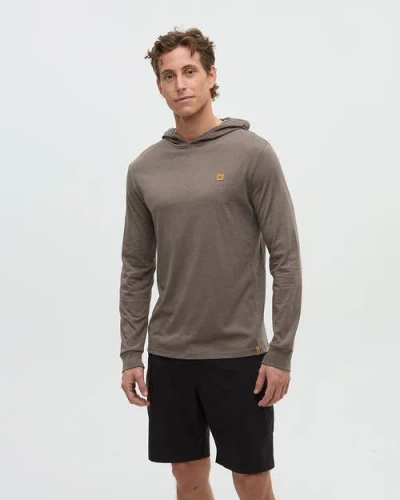 Tentree Baker Hooded Longsleeve In Neutral