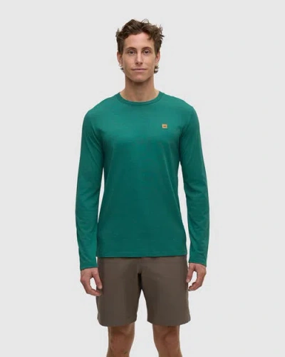 Tentree Baker Longsleeve In Green