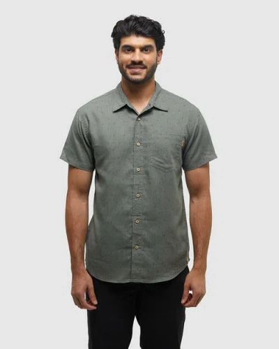 Tentree Bike Around Mancos Shirt In Gray