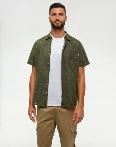 Tentree Bike Around Mancos Shirt In Green