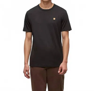 Tentree Classic Baker Tee In Black In Blue