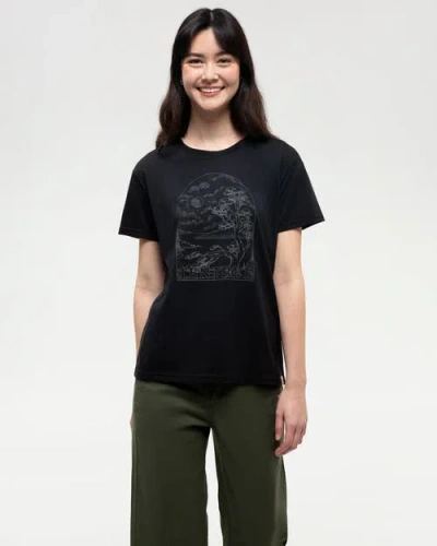 Tentree Clifftop T-shirt In Black
