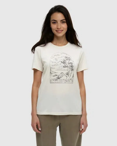 Tentree Clifftop T-shirt In White