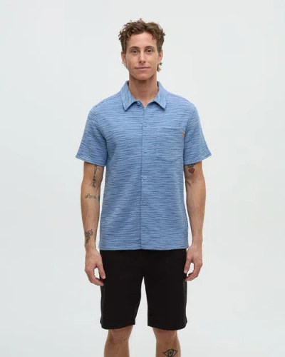 Tentree Copeland Shirt In Blue