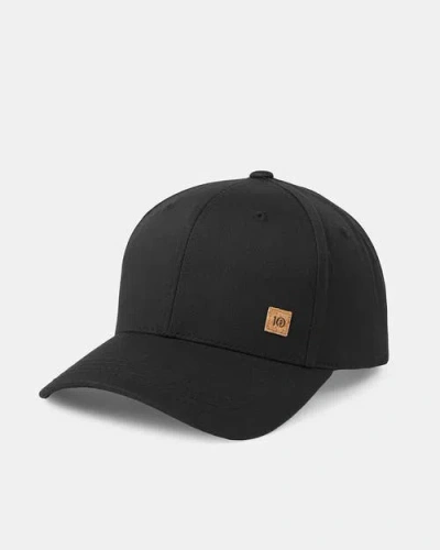 Tentree Cork Icon Elevation Hat In Black
