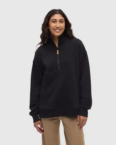 Tentree Finlayson 1/4 Zip In Black