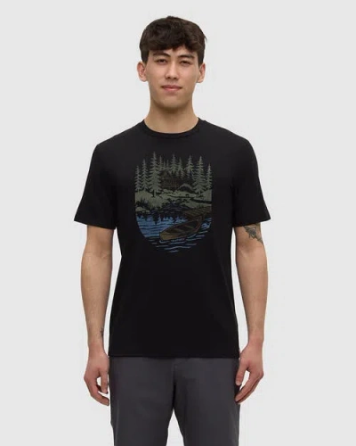Tentree Getaway T-shirt In Black