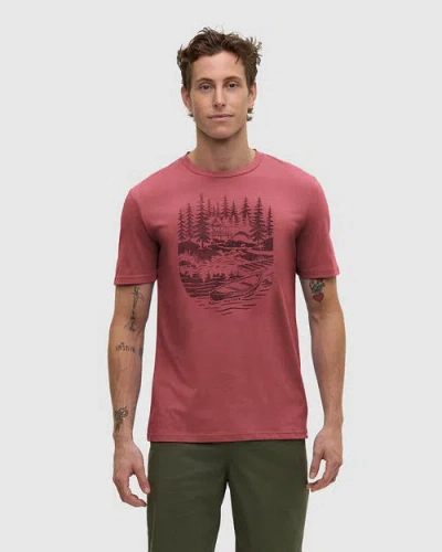 Tentree Getaway T-shirt In Pink