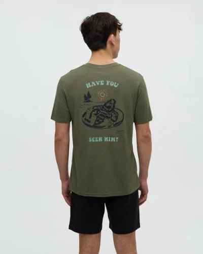 Tentree Have You Seen Him Floatie T-shirt In Green