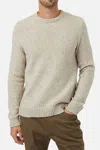 Tentree Highline Nep Crew Sweater In Pale Oak Heather Nep